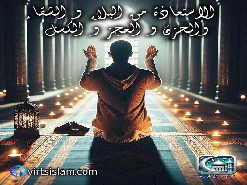 الاستعاذة من البلاء و الشقاء والحزن و العجز و الكسل 